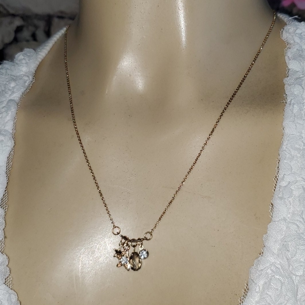 2 for 15 JCPenney paloma ellie New necklace gold - Picture 4 of 7